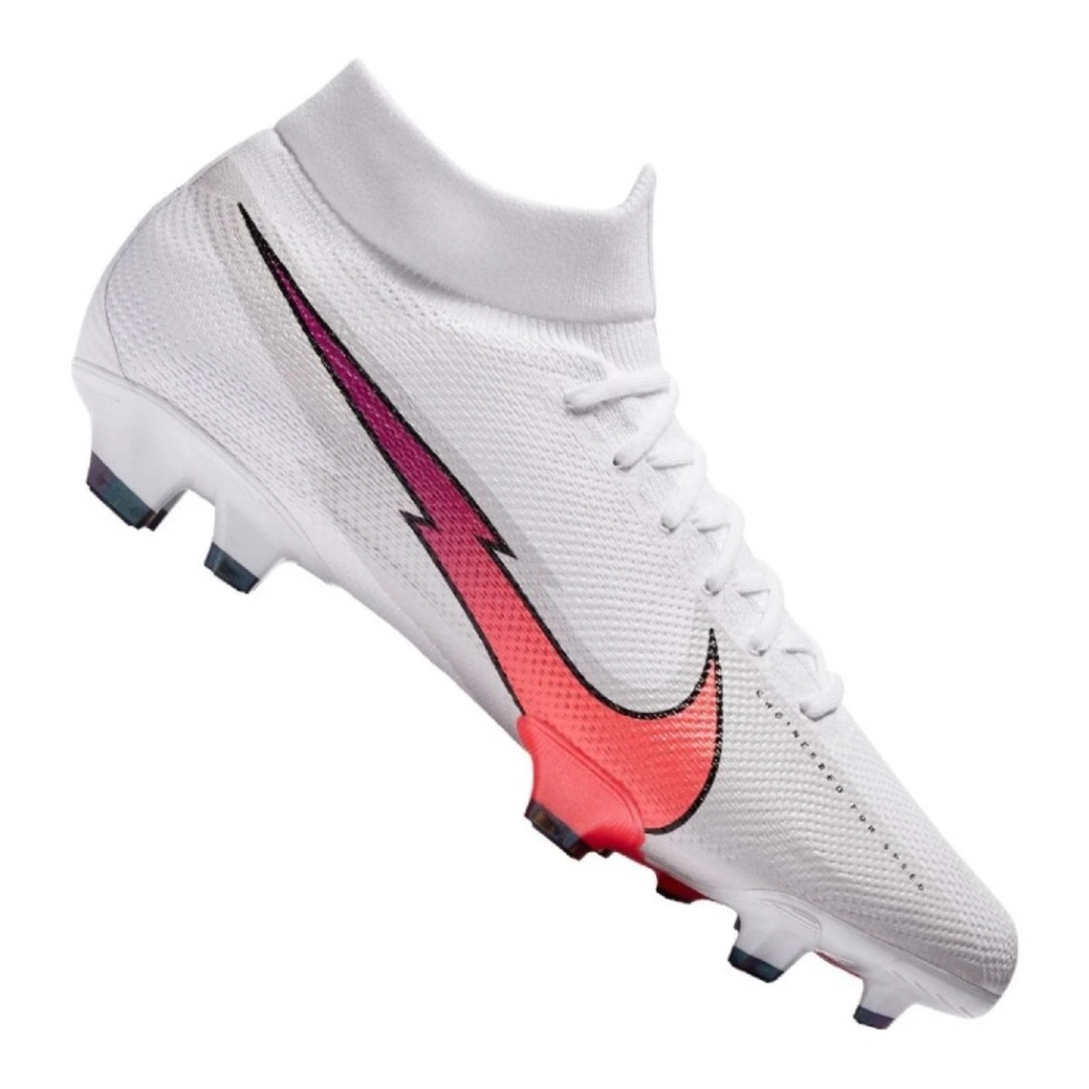 Nike Mercurial Superfly 360 7 Pro FG White Flash Crimson AT5382-163 Men’s Size 5